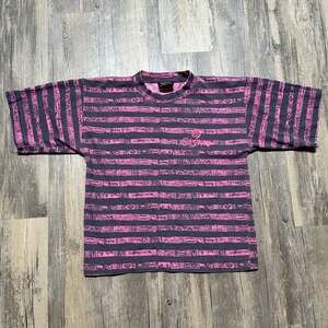 Adult Vintage 80S 90S All Over Print Grunge Skate Surf Shirt Medium Gizmo